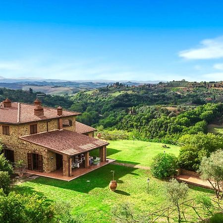 Casa Ora D'Oro - Panoramic Views / Pool / Private Garden Villa Trequanda Eksteriør billede