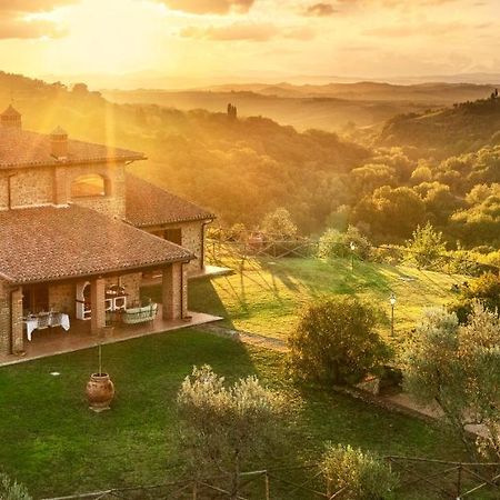 Casa Ora D'Oro - Panoramic Views / Pool / Private Garden Villa Trequanda Eksteriør billede