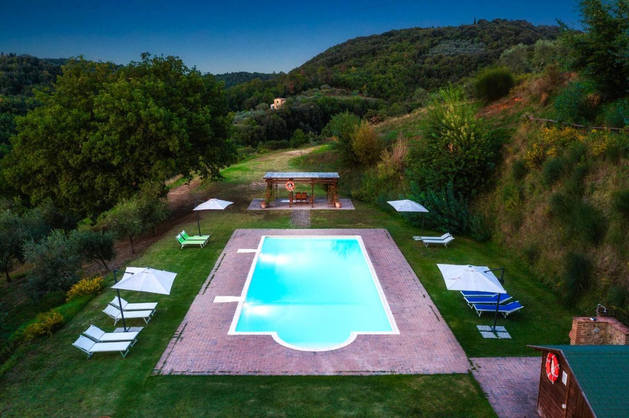Casa Ora D'Oro - Panoramic Views / Pool / Private Garden Villa Trequanda Eksteriør billede