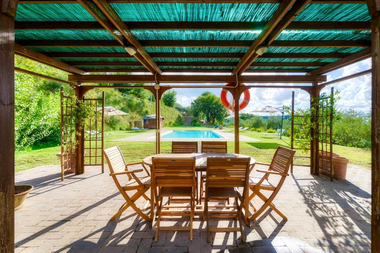 Casa Ora D'Oro - Panoramic Views / Pool / Private Garden Villa Trequanda Eksteriør billede