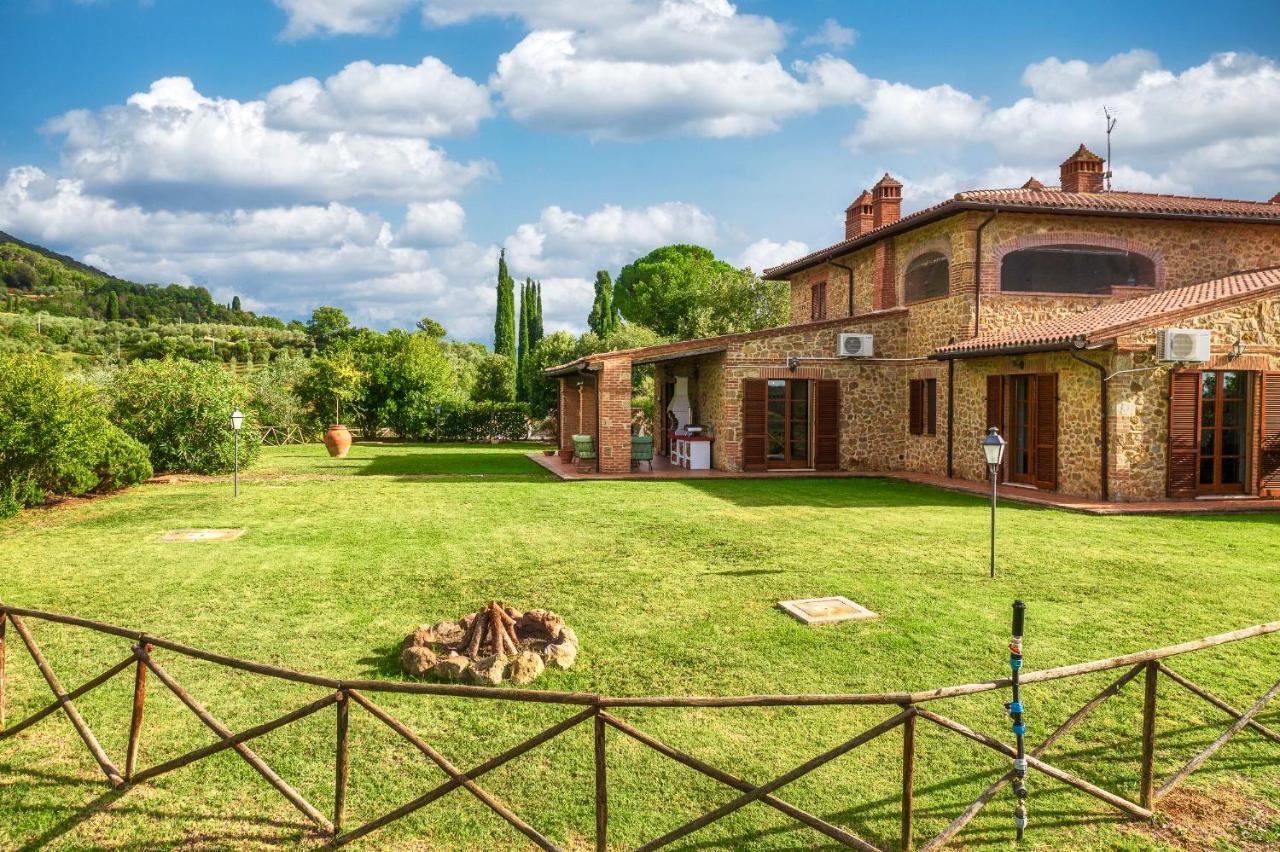 Casa Ora D'Oro - Panoramic Views / Pool / Private Garden Villa Trequanda Eksteriør billede