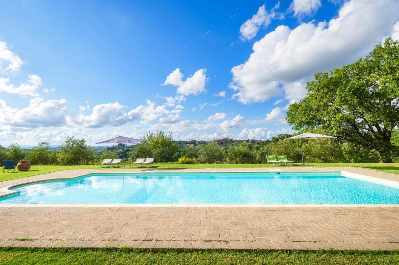 Casa Ora D'Oro - Panoramic Views / Pool / Private Garden Villa Trequanda Eksteriør billede
