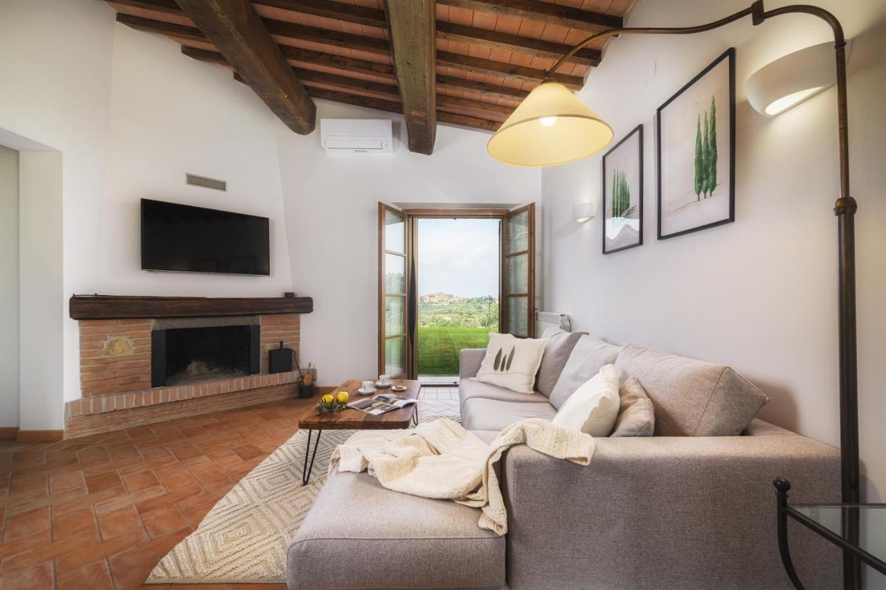 Casa Ora D'Oro - Panoramic Views / Pool / Private Garden Villa Trequanda Eksteriør billede