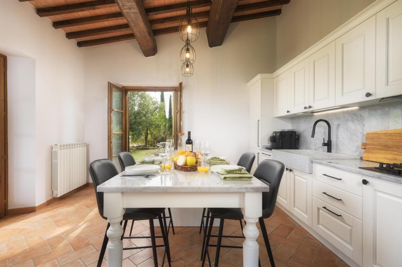 Casa Ora D'Oro - Panoramic Views / Pool / Private Garden Villa Trequanda Eksteriør billede