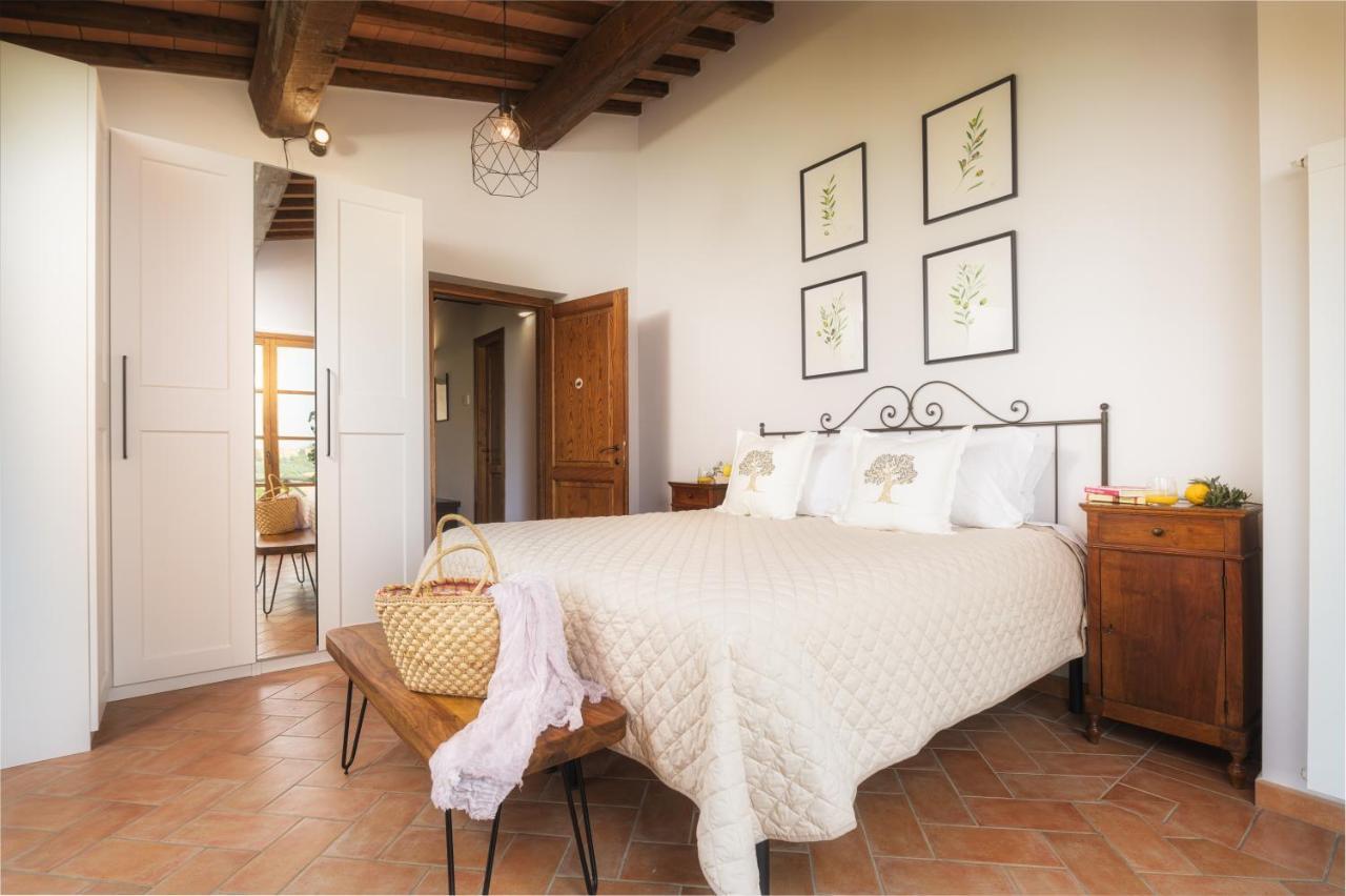 Casa Ora D'Oro - Panoramic Views / Pool / Private Garden Villa Trequanda Eksteriør billede