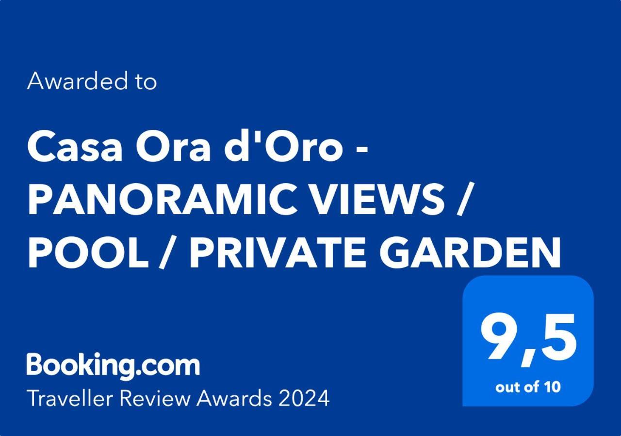Casa Ora D'Oro - Panoramic Views / Pool / Private Garden Villa Trequanda Eksteriør billede